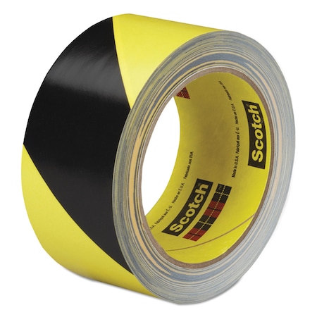 3M Safety Stripe Tape, 2" x 108 ft, Black/Yellow 5702